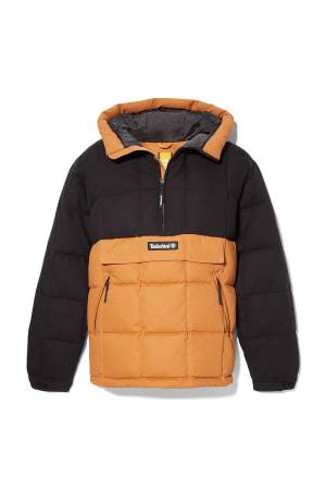 Pu Puffer Anorak Erkek Ceket - TB0A5VCH Siyah - Thumbnail