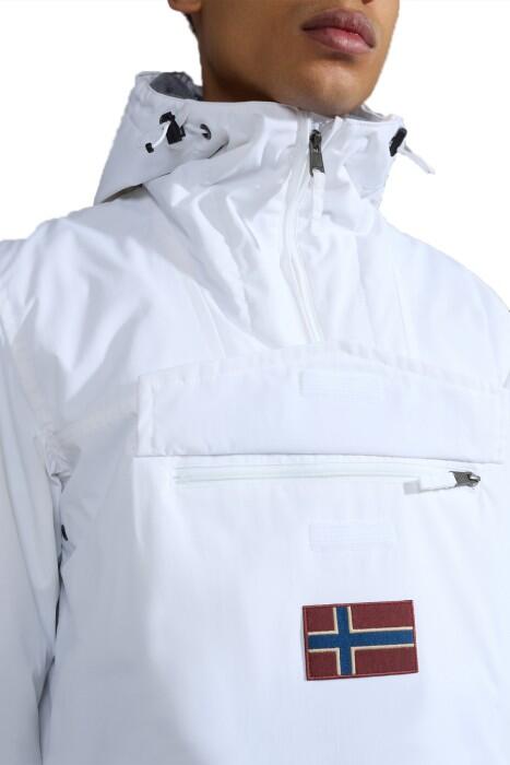 Raınforest Pocket 2 Erkek Anorak Ceket - NP0A4GMD Beyaz