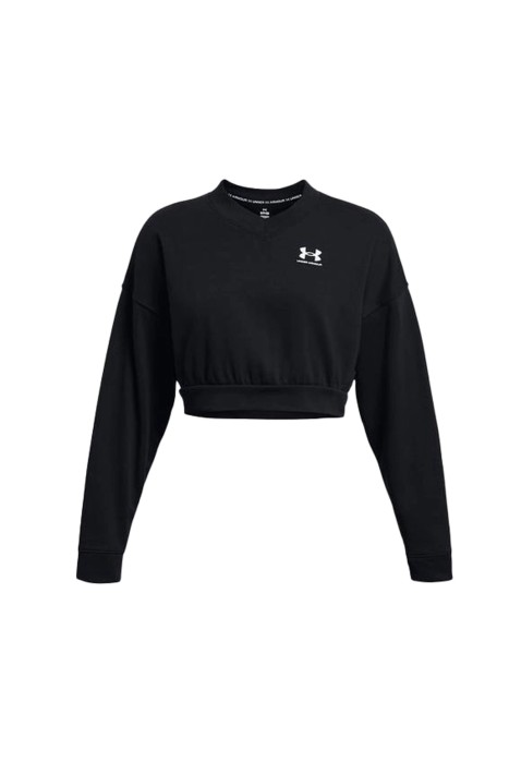 Rival Terry OS Kadın Crop SweatShirt - 1382738 Siyah