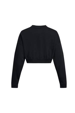 Rival Terry OS Kadın Crop SweatShirt - 1382738 Siyah - Thumbnail