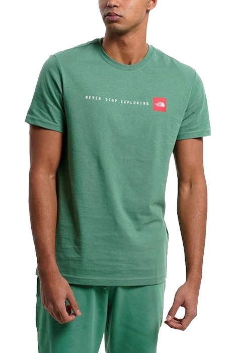 The North Face - S/S Never Stop Exploring Tee Erkek T-Shirt - NF0A7X1M Yeşil