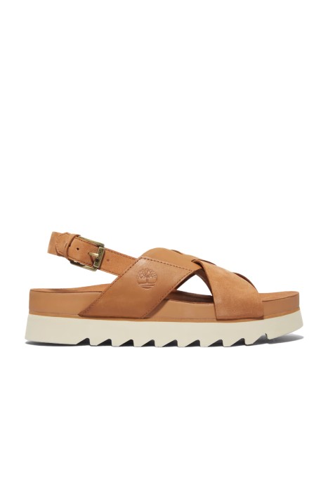 Timberland - Santa Monica Sunrise Crossband Kadın Sandalet - TB0A26C8 Kahverengi