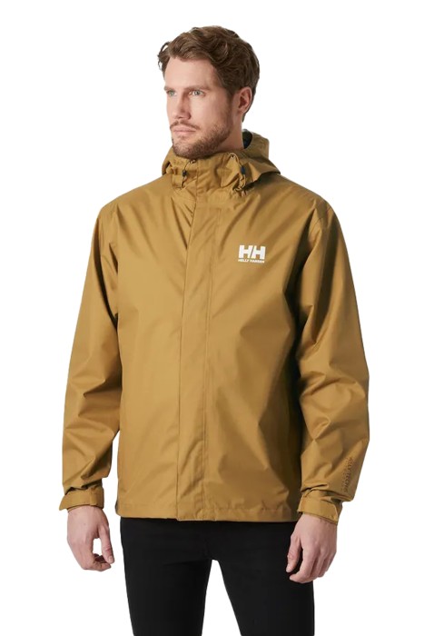 Helly Hansen - Seven J Erkek Yağmurluk - 62047 Açık Kahverengi