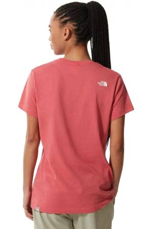 Sımple Dome Tee Kadın T-Shirt - NF0A4T1A Pembe - Thumbnail