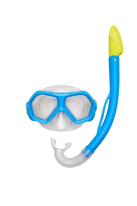 Speedo - Speedo Çocuk Maske & Şnorkel Set - SOL24004C-CBEY Mavi/Sarı