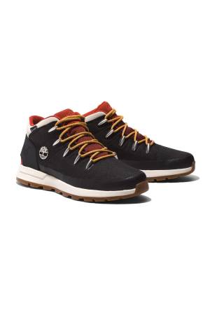 Sprint Trekker Mid Lace Up Waterproof Erkek Ayakkabı - TB1A61QG Siyah - Thumbnail