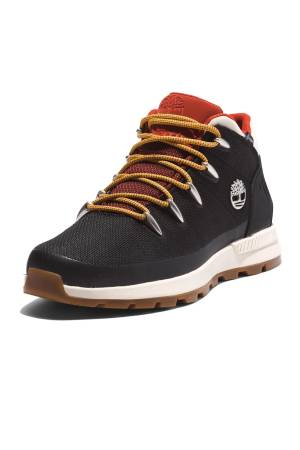 Sprint Trekker Mid Lace Up Waterproof Erkek Ayakkabı - TB1A61QG Siyah - Thumbnail