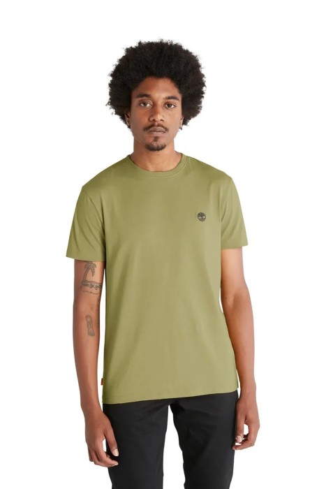 Timberland - Ss Dun-River Crew T Erkek T-Shirt - TB0A2BPR Haki