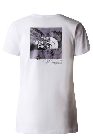 S/S Graphic Half Dome Tee Kadın T-Shirt - NF0A7R3D Beyaz - Thumbnail