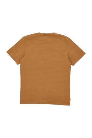 Ss Modern Wash Brand Carrier Tee Regular Erkek T-Shirt - TB0A6669 Açık Kahverengi - Thumbnail