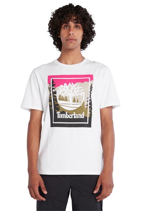 Ss Outdoor Inspired Graphic Erkek T-Shirt - TB0A6F4K Beyaz