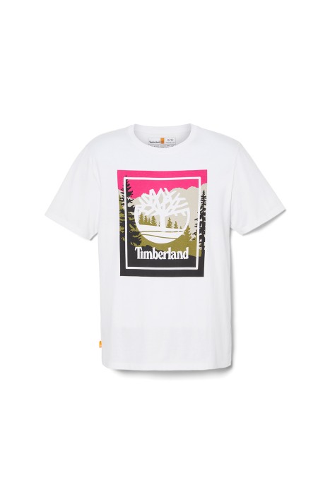 Ss Outdoor Inspired Graphic Erkek T-Shirt - TB0A6F4K Beyaz