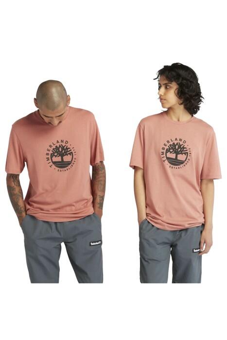 Timberland - Ss Refibra Logo Graphic Tee Regular Erkek T-Shirt - TB0A65XS Somon