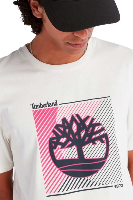 Ss Tree Logo Graphic Tee Regular Erkek T-Shirt - TB0A663S Beyaz