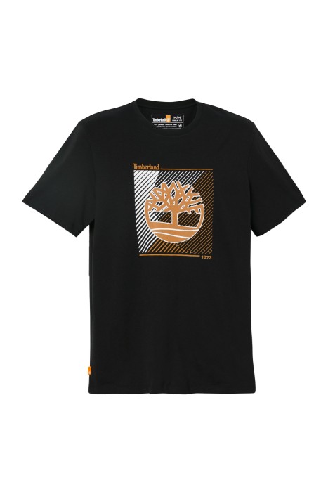 Ss Tree Logo Graphic Tee Regular Erkek T-Shirt - TB0A663S Siyah