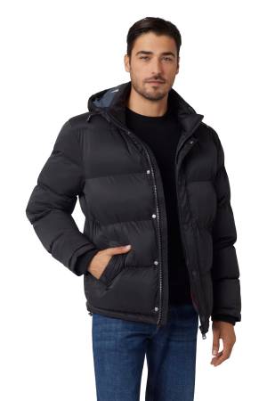 Stretch Puffa Erkek Mont - M4BL21WGJ42 Siyah - Thumbnail