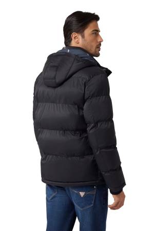 Stretch Puffa Erkek Mont - M4BL21WGJ42 Siyah - Thumbnail