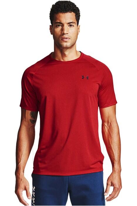 Under Armour - Tech 2.0 SS Novelty Erkek T-Shirt - 1345317 Kırmızı