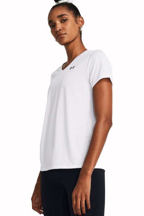 Under Armour - Tech SSV- Solid Kadın T-Shirt - 1384229 Beyaz