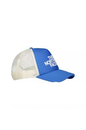 Tnf Logo Trucker Unisex Şapka - NF0A3FM3 Mavi - Thumbnail