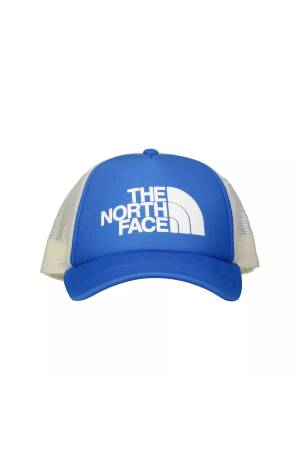 Tnf Logo Trucker Unisex Şapka - NF0A3FM3 Mavi - Thumbnail