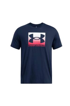 Ua Boxed Sports Updated Ss Erkek T-Shirt - 1386793 Lacivert - Thumbnail