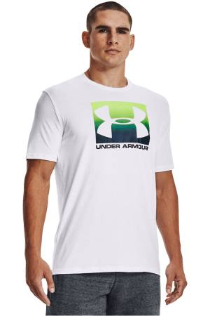 Ua Boxed Sportstyle Ss Erkek T-Shirt - 1329581 Gri - Thumbnail