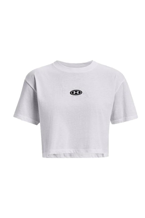 Ua Branded Logo Kadın Crop T-Shirt - 1376751 Beyaz