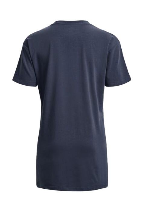Ua Logo Extended Ss Kadın T-Shirt - 1376745 Gri