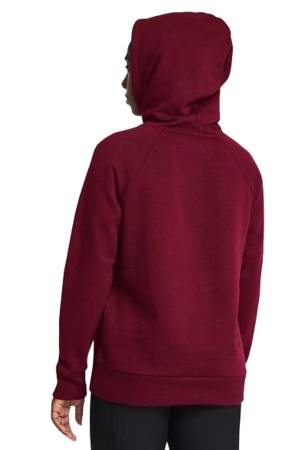 Ua Rival Fleece Hoodie Kadın Sweatshirt - 1379500 Bordo - Thumbnail