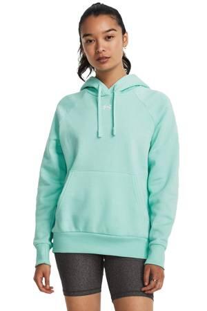 Ua Rival Fleece Hoodie Kadın Sweatshirt - 1379500 Haki - Thumbnail