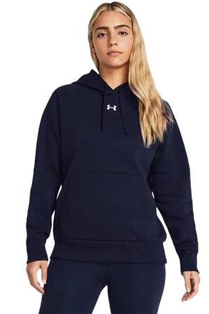 Ua Rival Fleece Hoodie Kadın Sweatshirt - 1379500 Lacivert - Thumbnail