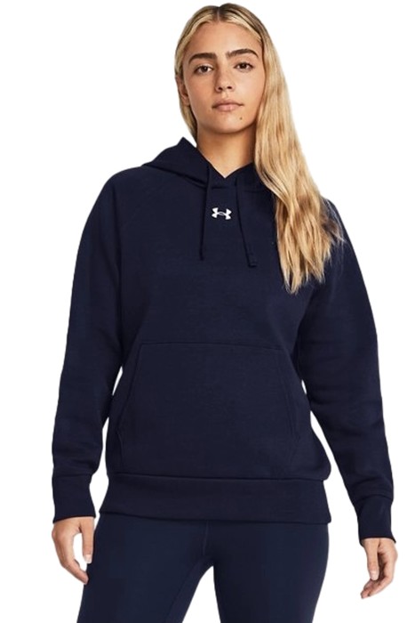 Under Armour - Ua Rival Fleece Hoodie Kadın Sweatshirt - 1379500 Lacivert