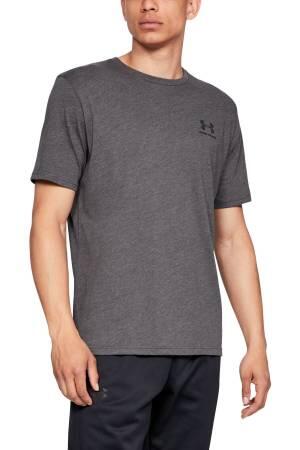 Ua Sportstyle Lc Ss Erkek T-Shirt - 1326799 Gri - Thumbnail