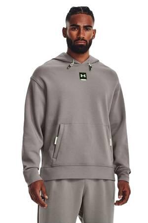 Ua Summit Knit Hoodie Erkek SweatShirt - 1373797 Yeşil - Thumbnail