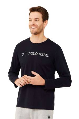 U.S. Polo Assn. Erkek SweatShirt - US.01.18467 Lacivert - Thumbnail