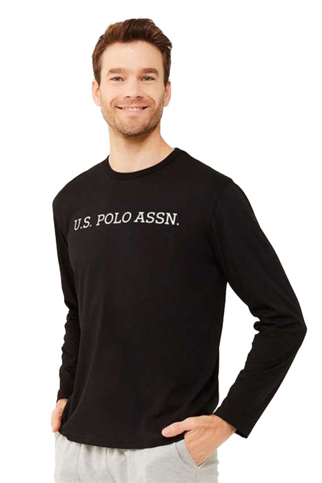 U.S. Polo Assn. - U.S. Polo Assn. Erkek SweatShirt - US.01.18467 Siyah
