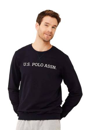 U.S. Polo Assn. Erkek SweatShirt - US.01.18468 Lacivert - Thumbnail