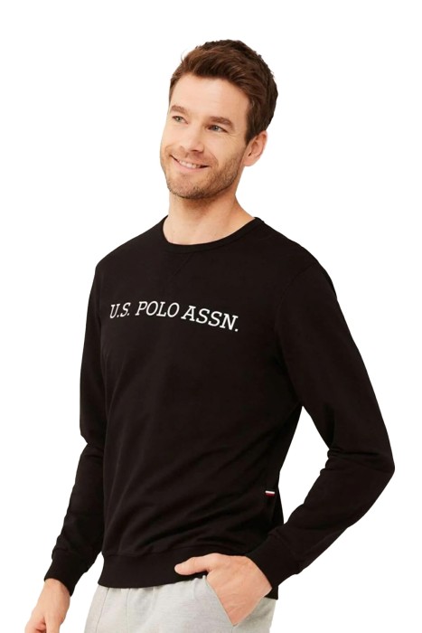 U.S. Polo Assn. Erkek SweatShirt - US.01.18468 Siyah