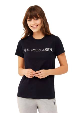 U.S. Polo Assn. Kadın T-Shirt - US.01.16595 Lacivert - Thumbnail