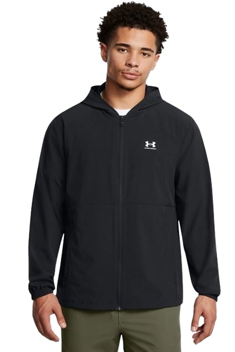 Under Armour - Vibe Woven Windbreaker Erkek Rüzgarlık - 1386555 Siyah