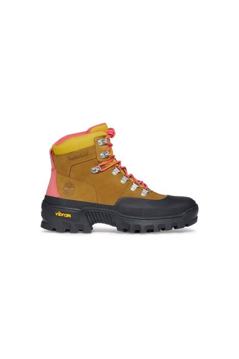 Timberland - Vibram Euro Hiker Wp Kadın Bot - TB0A43VU Hardal/Siyah/Pembe