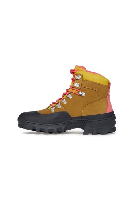 Vibram Euro Hiker Wp Kadın Bot - TB0A43VU Hardal/Siyah/Pembe