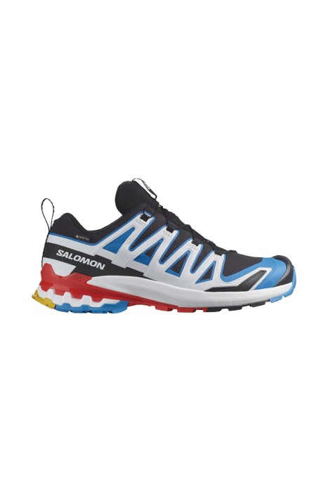 Salomon - Xa Pro 3D V9 Gtx Erkek Outdoor Ayakkabı - L47716300 Siyah/Beyaz/Açık Mavi