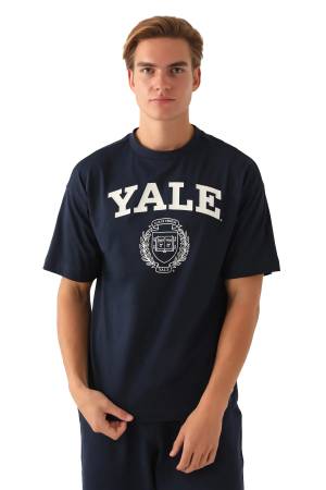 Yale Book Erkek T-Shirt - L1742-XS Lacivert - Thumbnail