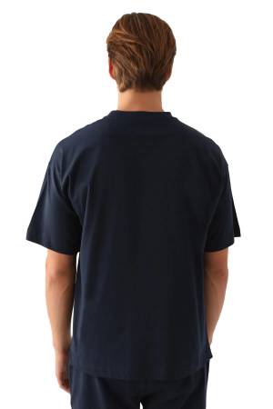 Yale Book Erkek T-Shirt - L1742-XS Lacivert - Thumbnail