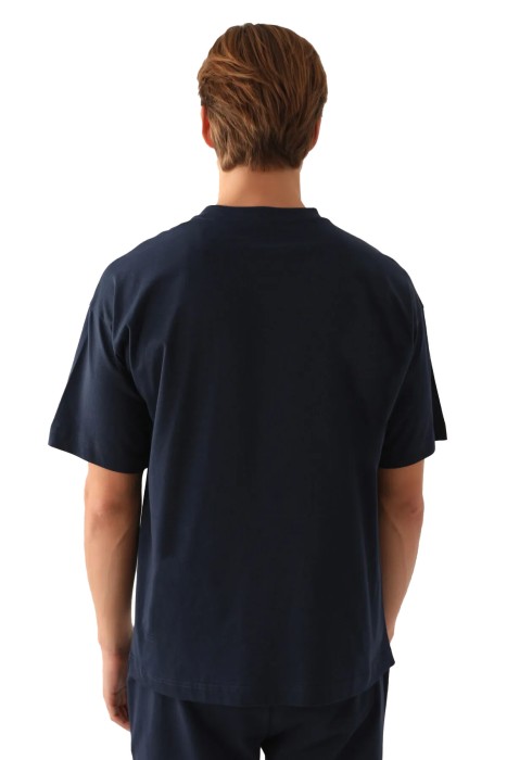 Yale Book Erkek T-Shirt - L1742-XS Lacivert