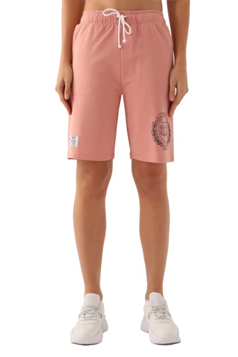 Yale - Yale Veritas Kadın Bermuda Şort - L1760-XS Pembe