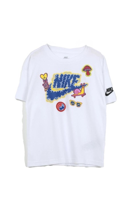 Nike Kids - You Do You Ss Tee Çocuk T-Shirt - 86L236 Beyaz-Siyah