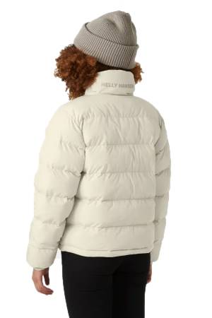 Yu 23 Reversible Puffer Kadın Mont - 54061 Krem - Thumbnail